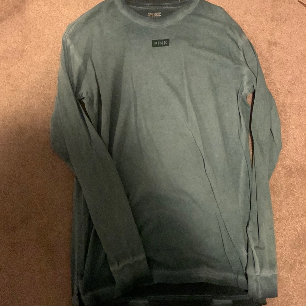 PINK campus long sleeve top. Size small